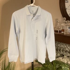 GAP Kids - Sky Blue Organic Cotton Polo - NEW